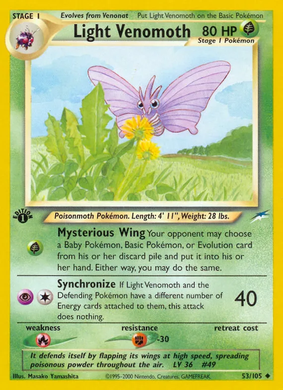 Light Venomoth #53 – Neo Destiny