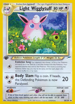 Light Wigglytuff #54 – Neo Destiny