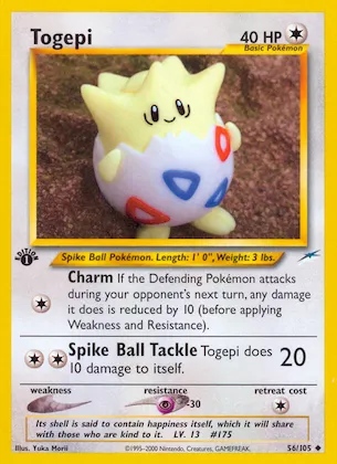 Togepi #56 – Neo Destiny