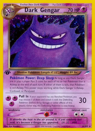 Dunkles Gengar Nr. 6 – Neo Destiny