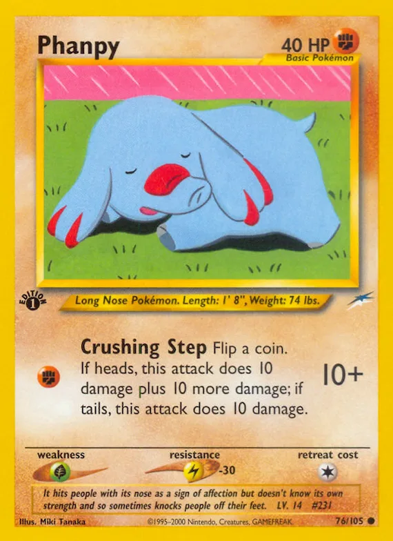 Phanpy #76 – Neo Destiny