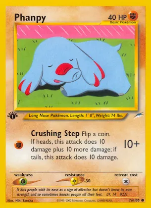 Phanpy #76 – Neo Destiny