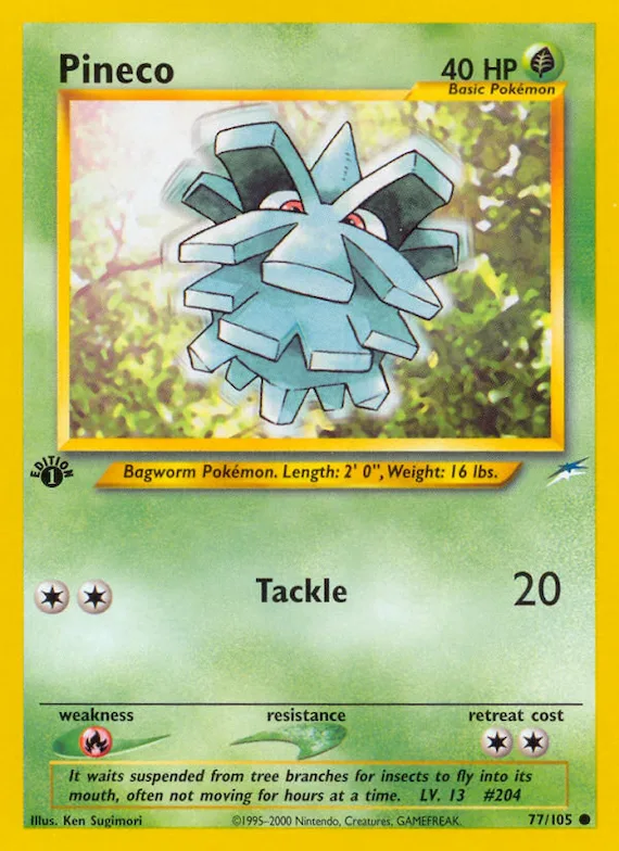 Pineco #77 – Neo Destiny