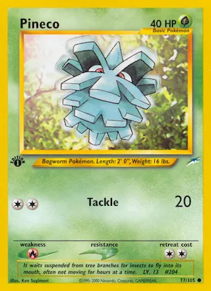 Pineco #77 – Neo Destiny