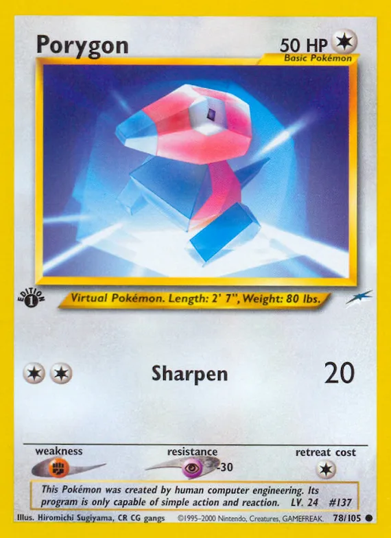 Porygon #78 – Neo Destiny