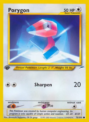 Porygon #78 – Neo Destiny