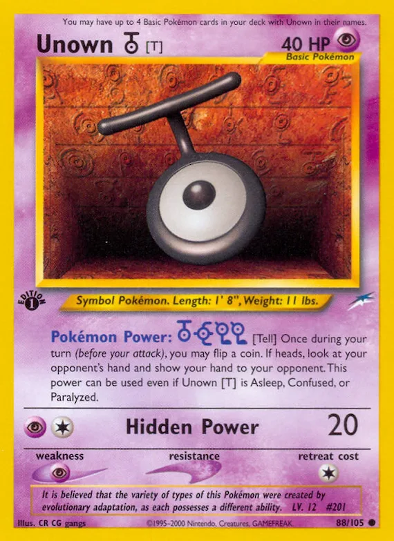 Unown [T] #88 – Neo Destiny