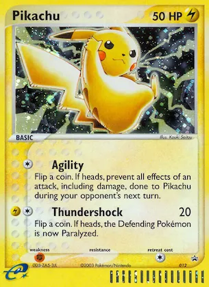 Pikachu Nr. 12 – Nintendo Promos
