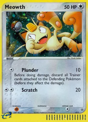 Meowth #13 – Nintendo Promos
