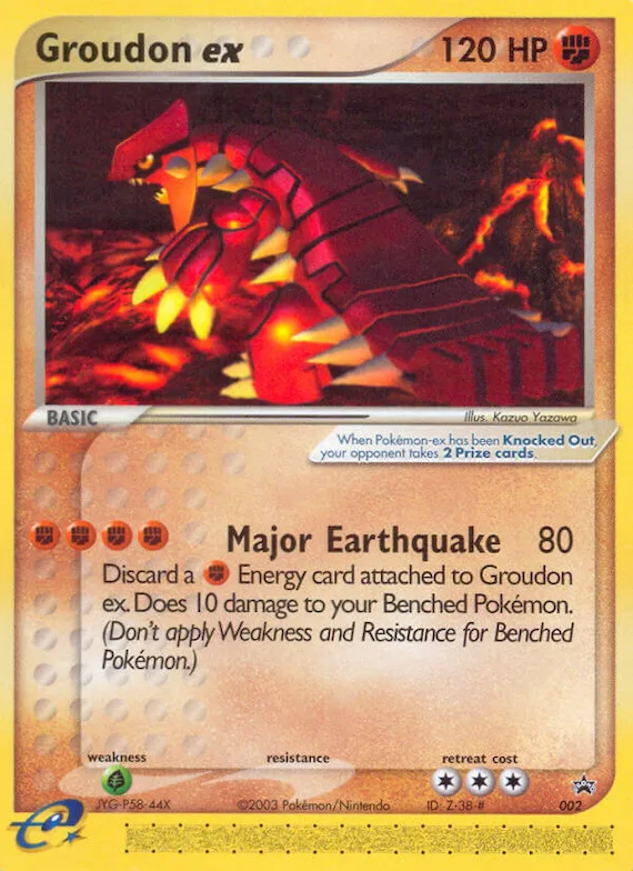 Groudon ex #2 – Nintendo Promos