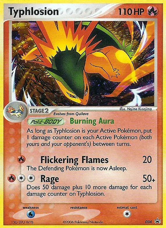 Typhlosion #34 – Nintendo Promos