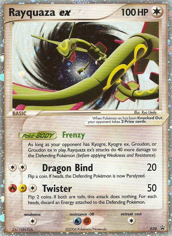 Rayquaza ex #39 – Nintendo Promos