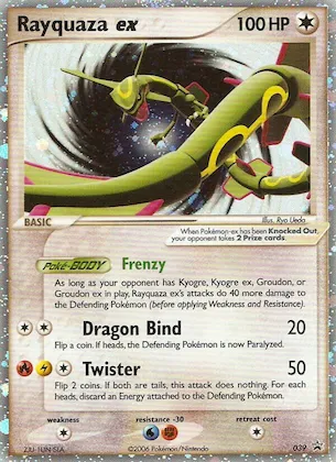 Rayquaza ex n° 39 – Promo Nintendo