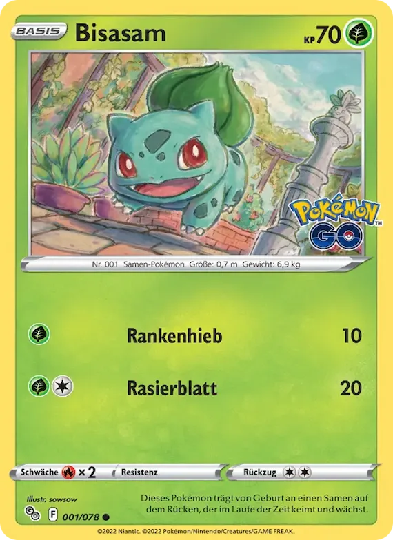 Bisasam 1 – Pokémon GO