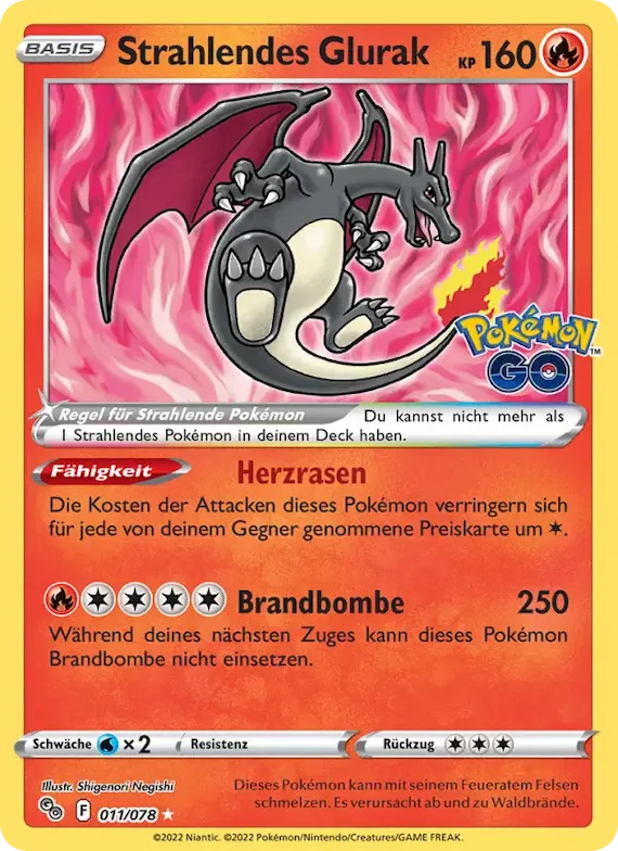 Strahlendes Glurak 11 – Pokémon GO