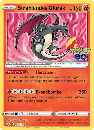 Strahlendes Glurak 11 – Pokémon GO