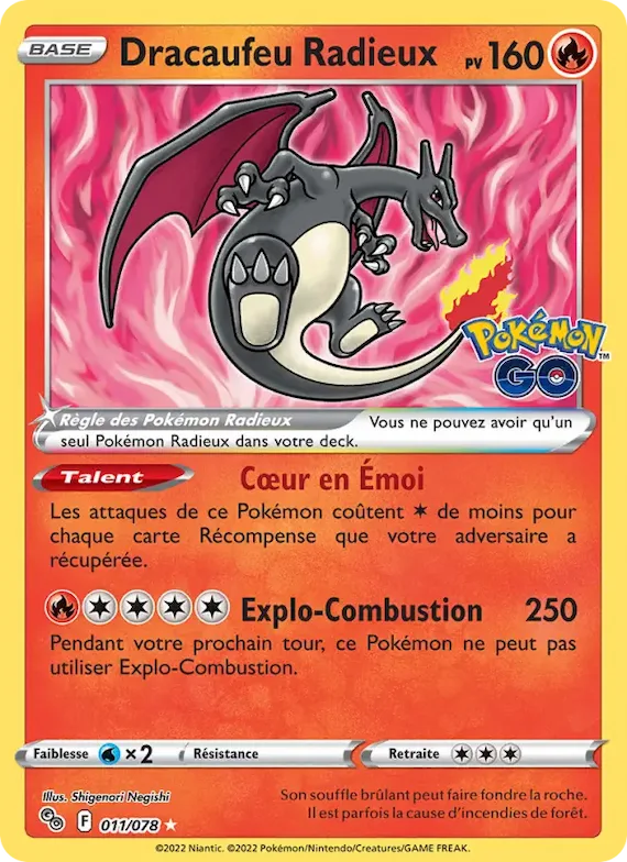 Dracaufeu Radieux 11 – Pokémon GO