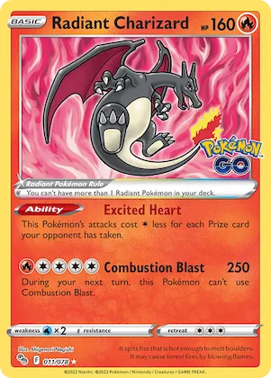 Radiant Charizard #11 – Pokémon GO