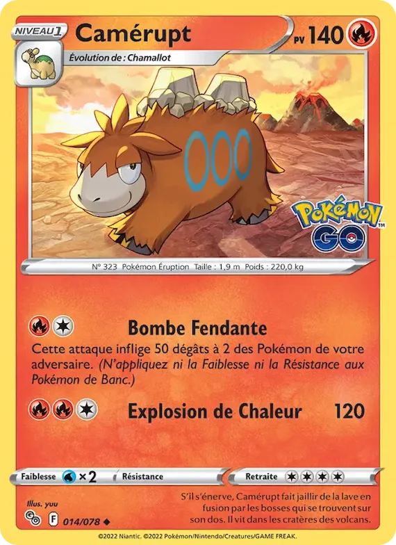 Camérupt 14 – Pokémon GO