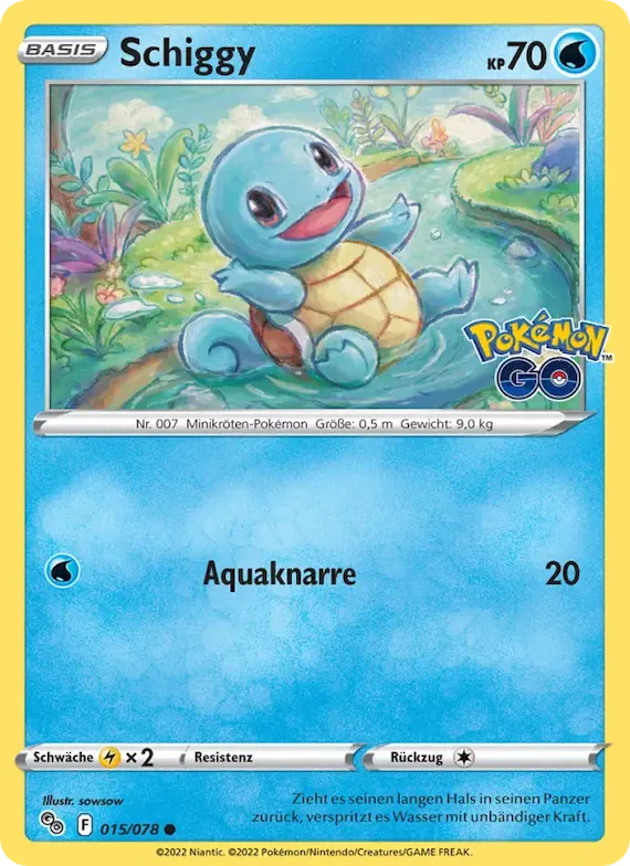 Schiggy 15 – Pokémon GO