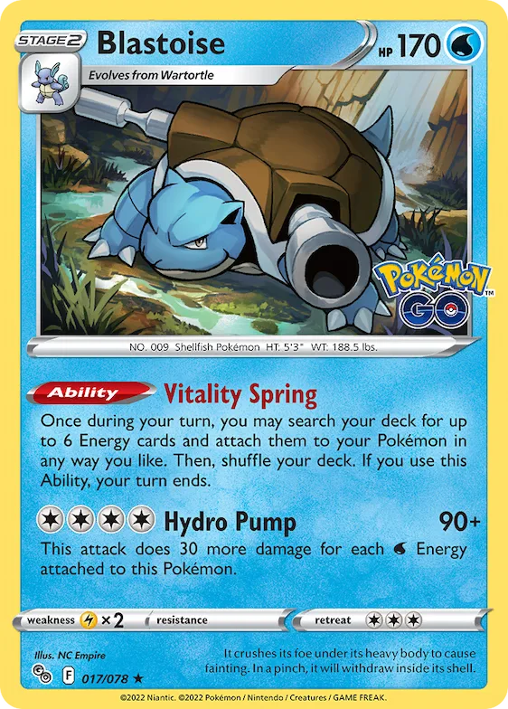 Blastoise #17 – Pokémon GO
