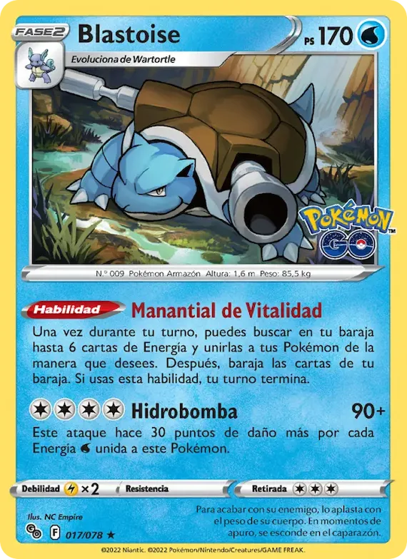 Blastoise 17 – Pokémon GO