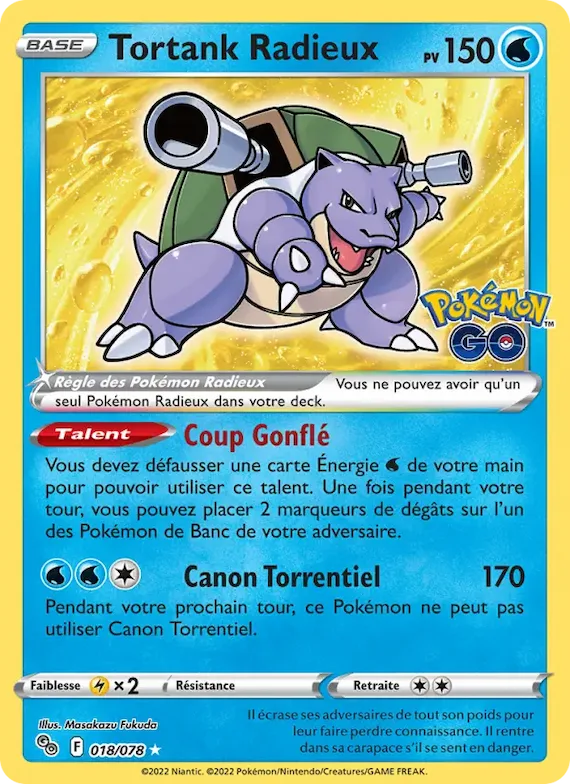 Tortank Radieux 18 – Pokémon GO