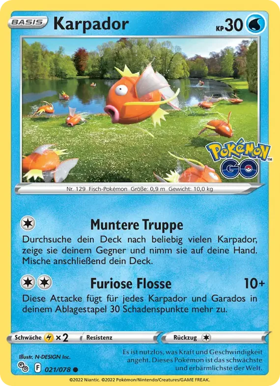 Karpador 21 – Pokémon GO