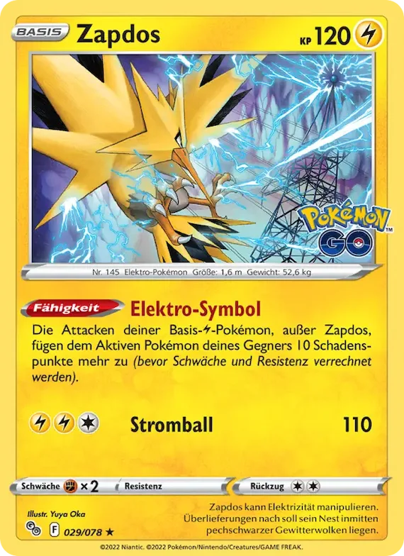 Zapdos 29 – Pokémon GO