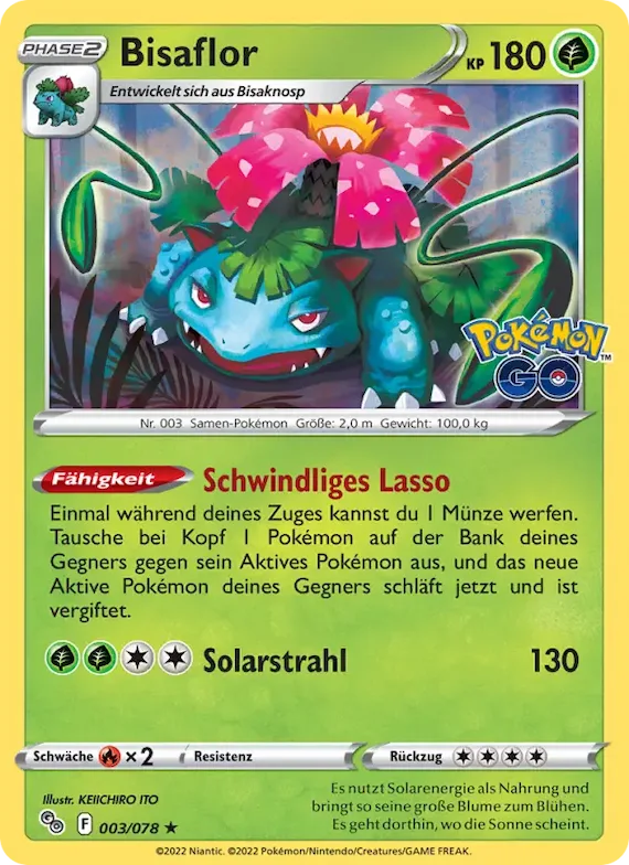 Bisaflor 3 – Pokémon GO