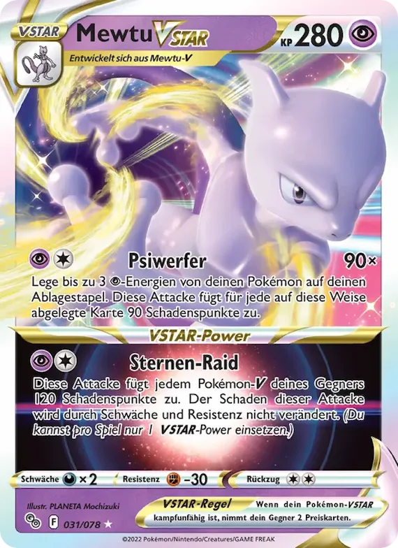 Mewtu VSTAR 31 – Pokémon GO
