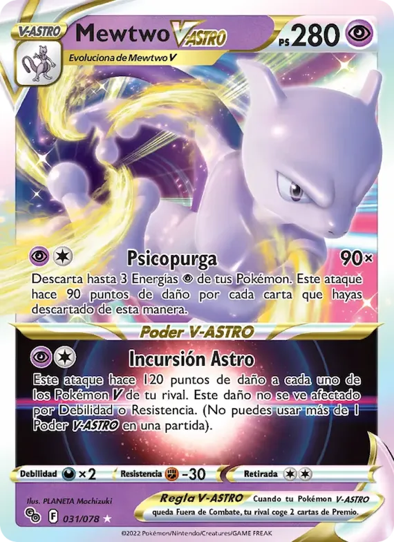 Mewtwo V-ASTRO 31 – Pokémon GO