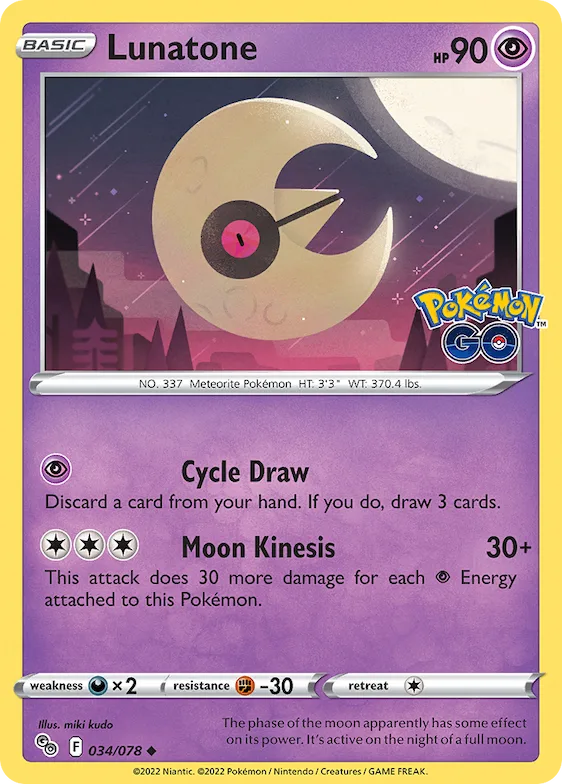 Lunatone 34 – Pokémon GO