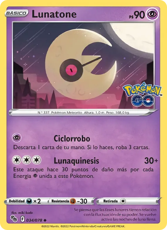 Lunatone 34 – Pokémon GO