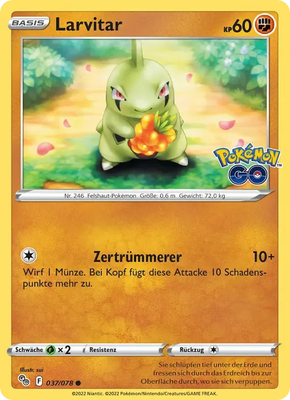 Larvitar 37 – Pokémon GO
