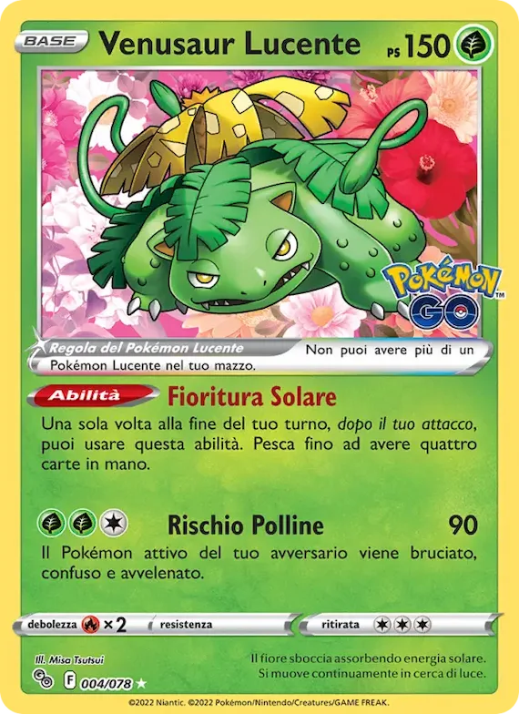 Venusaur Lucente 4 – Pokémon GO
