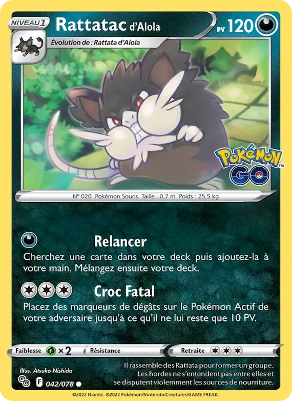 Rattatac d'Alola 42 – Pokémon GO