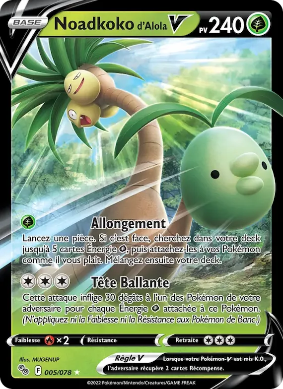 Noadkoko d'Alola V 5 – Pokémon GO