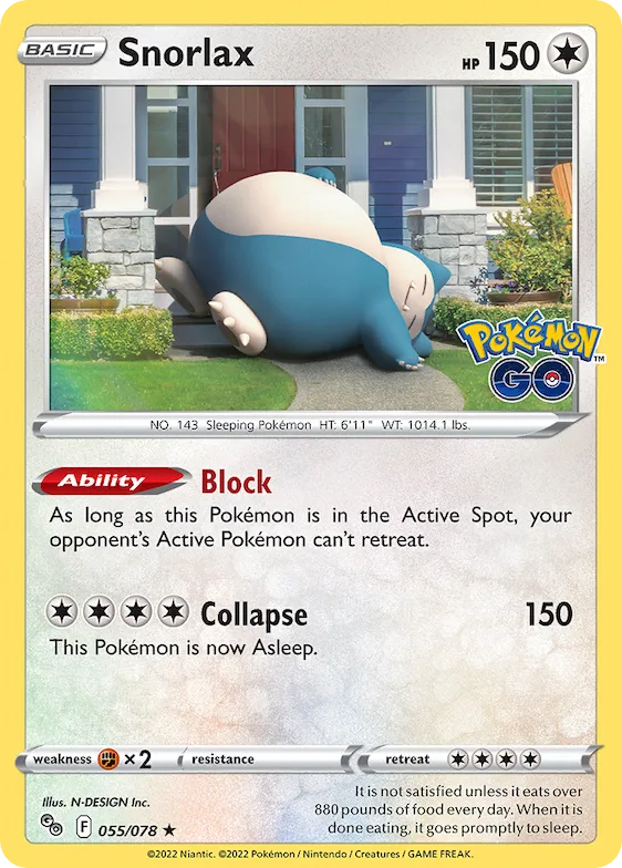 Snorlax #55 – Pokémon GO