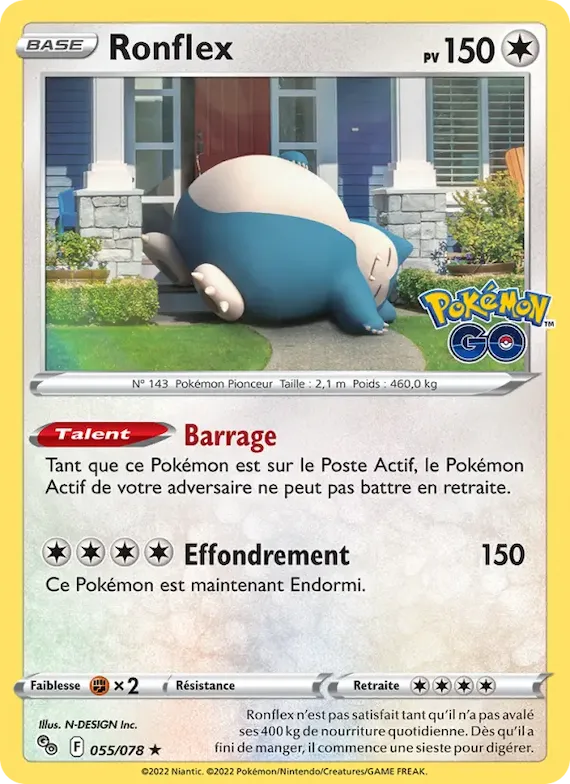 Ronflex 55 – Pokémon GO