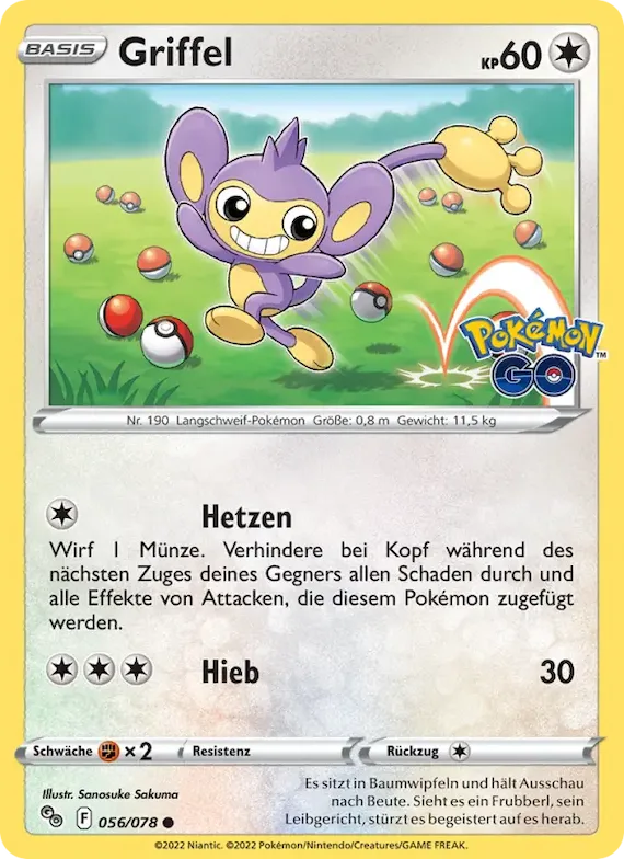 Griffel 56 – Pokémon GO