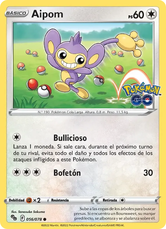 Aipom 56 – Pokémon GO
