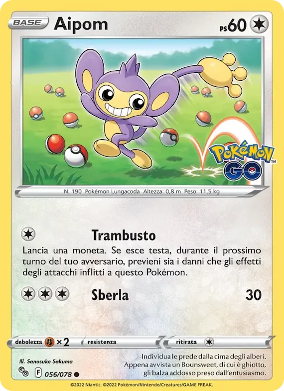 Aipom 56 – Pokémon GO