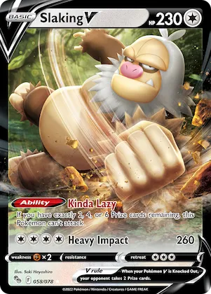Slaking V #58 – Pokémon GO