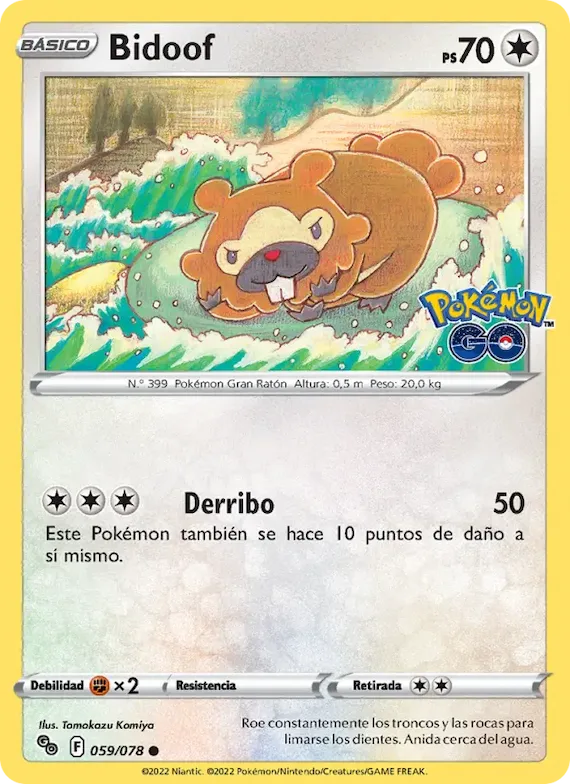 Bidoof 59 – Pokémon GO