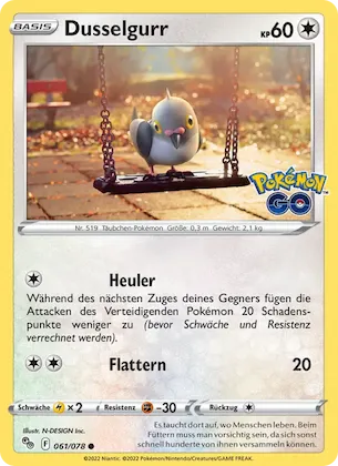 Dusselgurr Nr. 61 – Pokémon GO