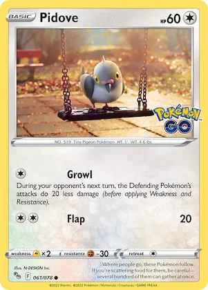 Pidove #61 – Pokémon GO
