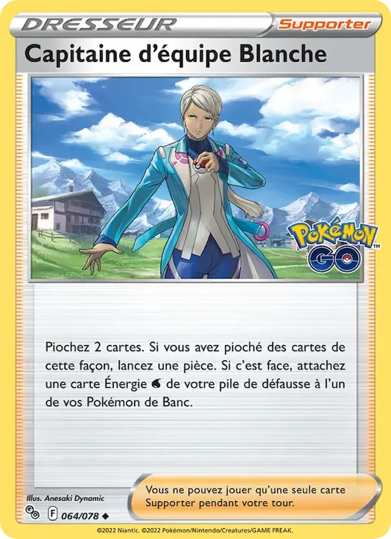 Capitaine d'équipe Blanche 64 – Pokémon GO