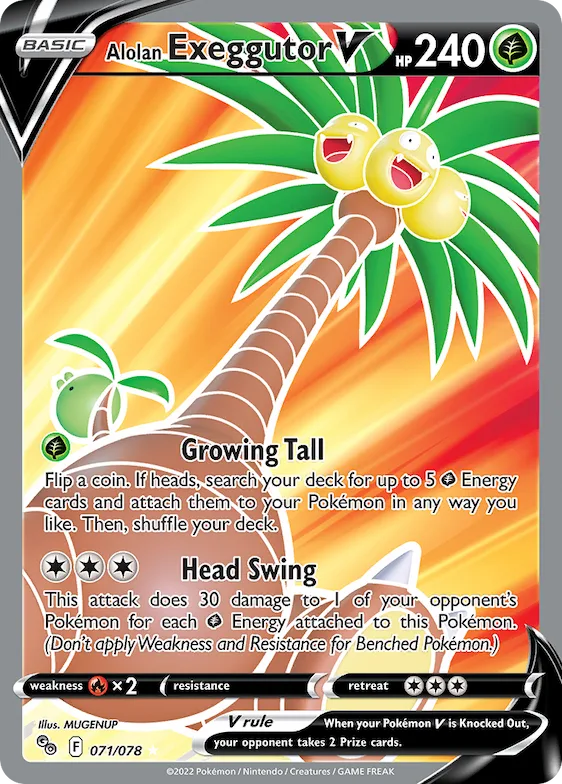 Alolan Exeggutor V #71 – Pokémon GO