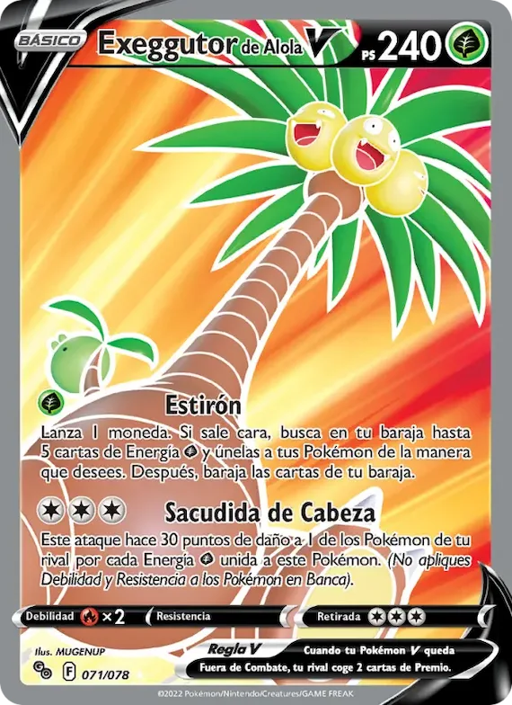 Exeggutor de Alola V 71 – Pokémon GO